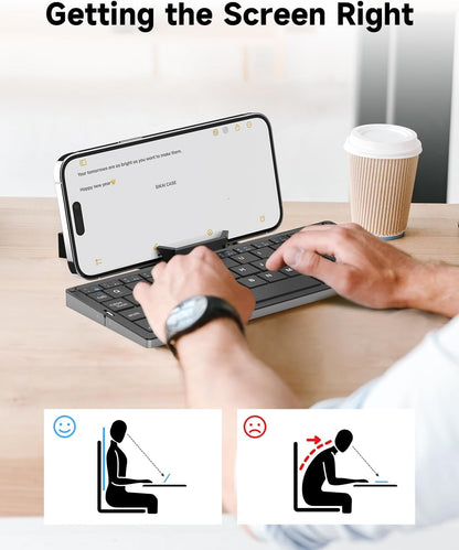 Mini Folding Bluetooth Keyboard