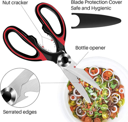 Multi-functional Stainless Steel Kitchen Scissors