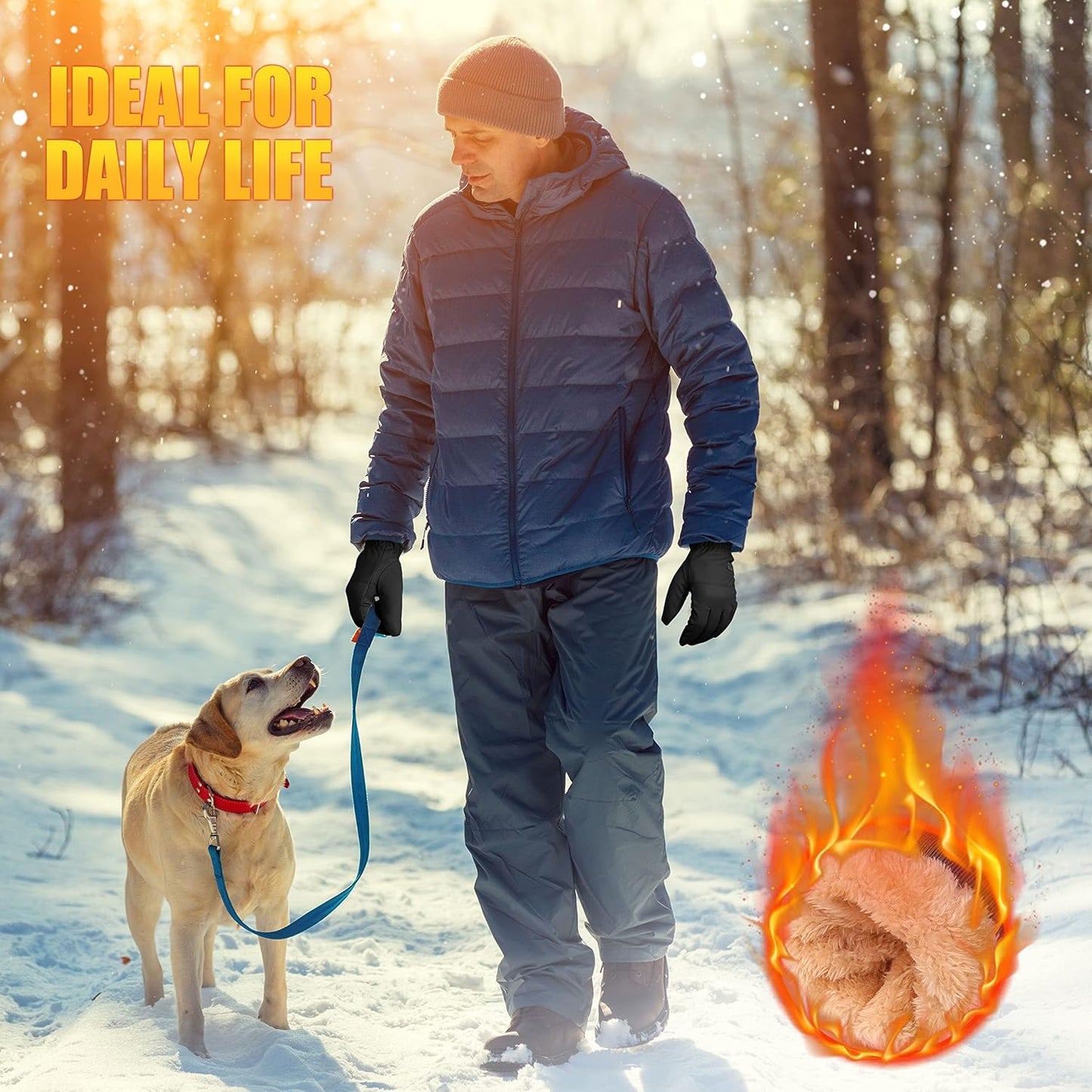 ThermaGloves™ – Waterproof Winter Gloves (Premium Quality)