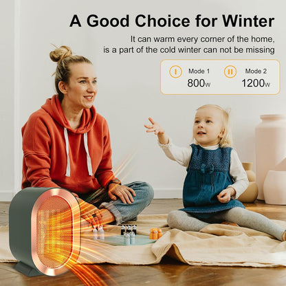 Mini Portable Electric Fan Heater