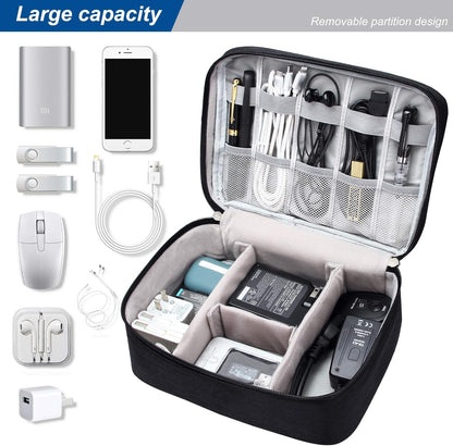 Waterproof Electronics Travel Cable Bag Organizer