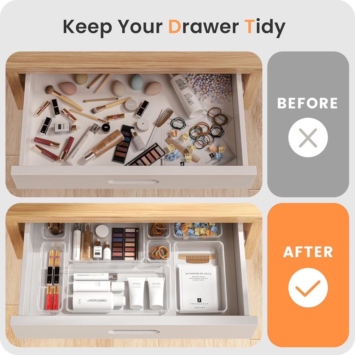 Compact Drawer Organizer (Pack of 25)